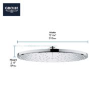 Grohe Rainshower 310 Slim Shower Head S2-min