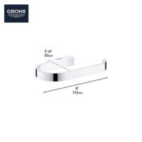 Grohe Selection Toilet Roll Holder Without Cover - Image 6