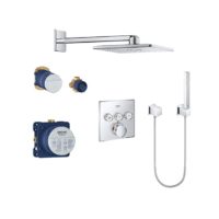 Grohe SmartControl Square thermostatic modern shower set