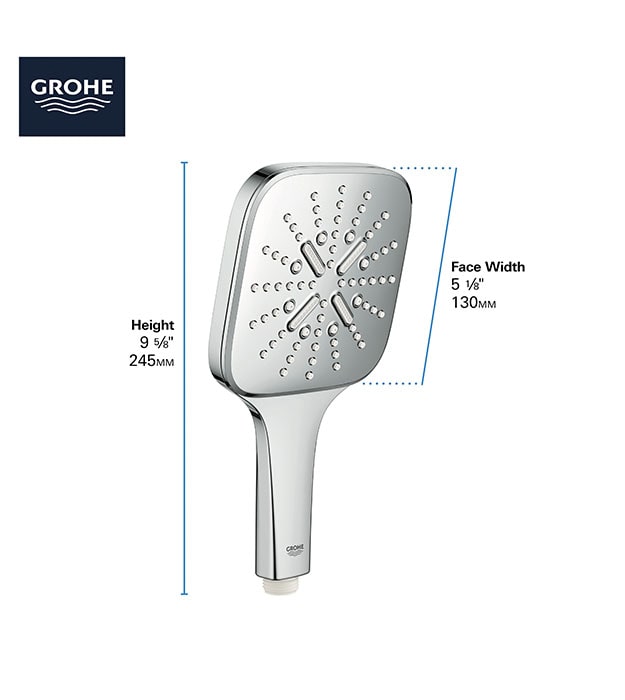 Grohe SmartActive Square Hand Shower S2-min