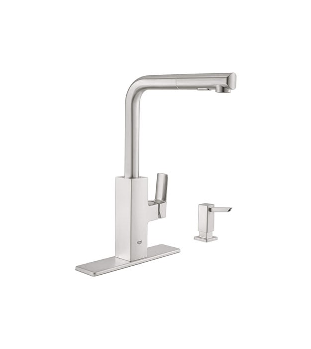 Grohe Tallinn Pull Out Kitchen Faucet SuperSteel min