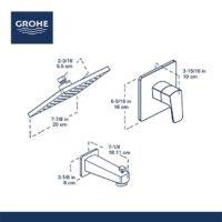 Grohe Tallinn Wall-Mounted Shower Set - Image 4