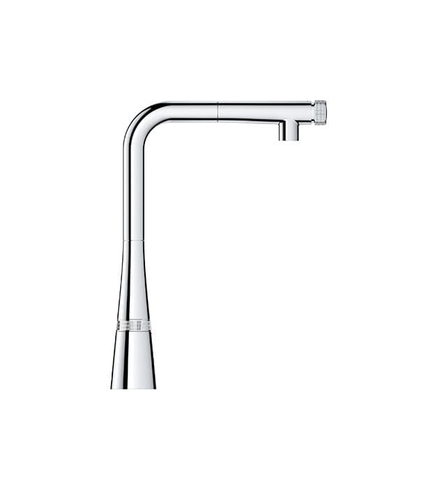 Grohe Zedra SmartControl Pull Out Kitchen Faucet Chrome S1 min