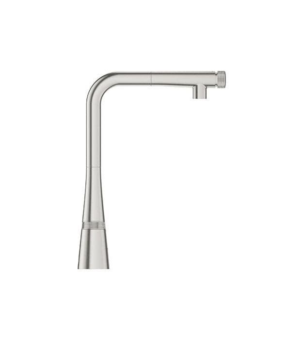 Grohe Zedra SmartControl Pull Out Kitchen Faucet SupreSteel S1 min