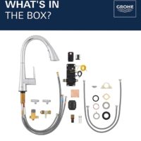 Grohe Zedra Pull-Down Triple Spray Touch Kitchen Tap - Image 7