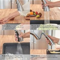 Grohe Zedra Pull-Down Kitchen Triple Spray Faucet - Image 8