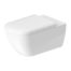 Duravit Happy D.2 Wall-Hung Rimless Toilet With Seat 2550090092