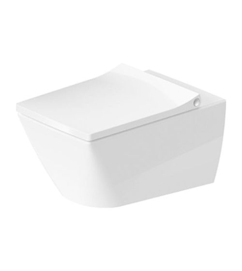 Duravit Viu Rimless Wall Mount Toilet With Seat