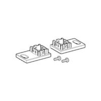 Geberit Concealed Carrier System Foot plate set