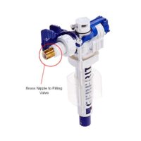 Geberit Sigma 2x4 Brass Nipple to Filling Valve Type 380 S1-min