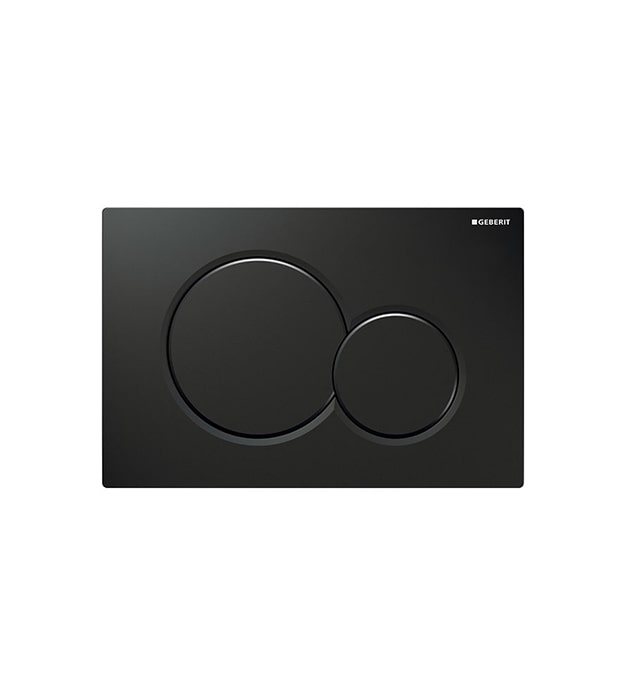 Geberit Sigma01 In-Wall Dual Flush Plates Black-min