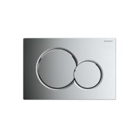 Geberit Sigma01 In-Wall Dual Flush Plates Polished Chrome