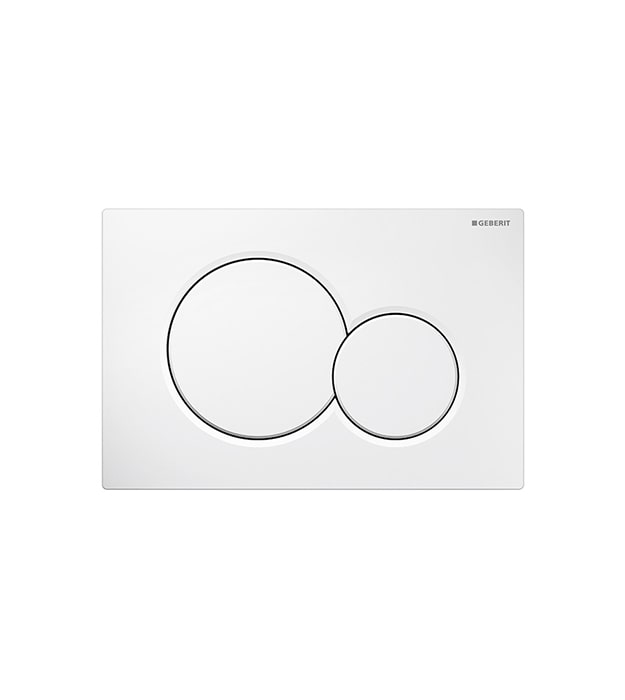 Geberit Sigma01 In-Wall Dual Flush Plates White-min