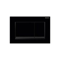 Geberit Sigma30 In-Wall Dual Flush Plates Gloss black with matte black accent-min