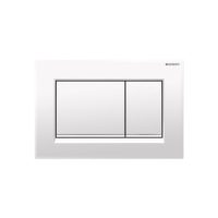 Geberit Sigma30 In-Wall Dual Flush Plates Gloss white with matte white accent-min