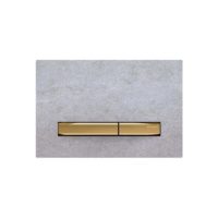 Geberit Sigma50 Zinc-Brass Concrete Flush Plates