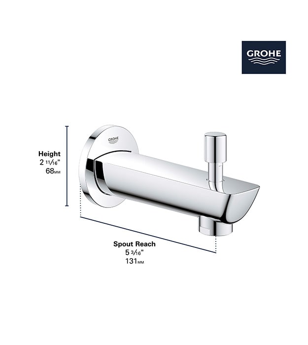Grohe BauLoop Shower Tub Spout S2-min