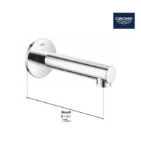 Grohe Concetto Tub Non-Diverter Spout S1-min