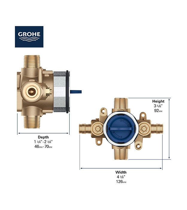 Grohe GrohSafe 3 PB Rough-In Valve S3-min