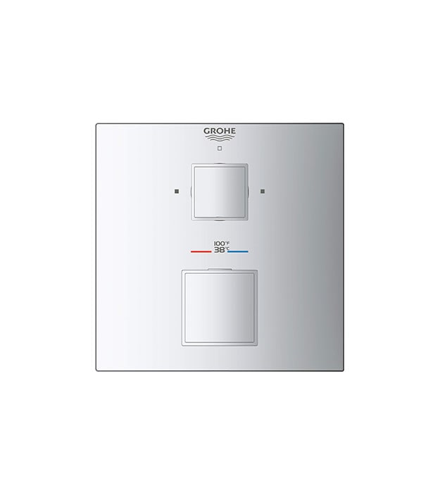 Grohe GrohTherm Cube Thermostatic Bath Trim CH DF-min