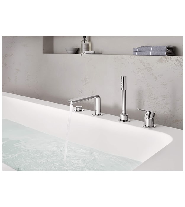 Grohe Lineare 4-Hole Roman Bathtub Faucet S3-min