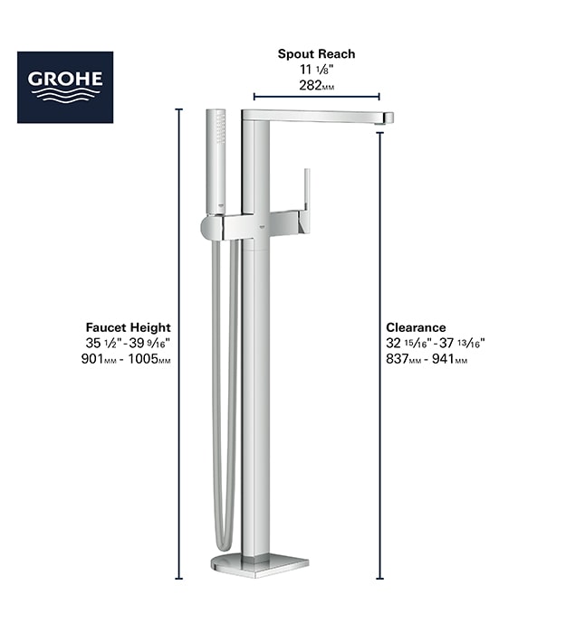 Grohe Plus Tub Filler S1-min