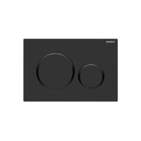 Matte black with polished black accent-min