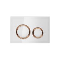 Geberit Actuator Plate White Glass
