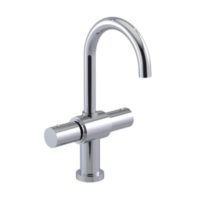 double handle vessel faucet