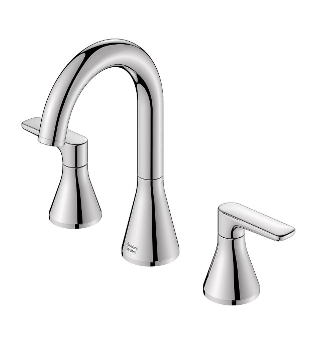American Standard Aspirations 8 Inch Widespread 2 Handle Bathroom Faucet 1.2gpm With Lever Handles