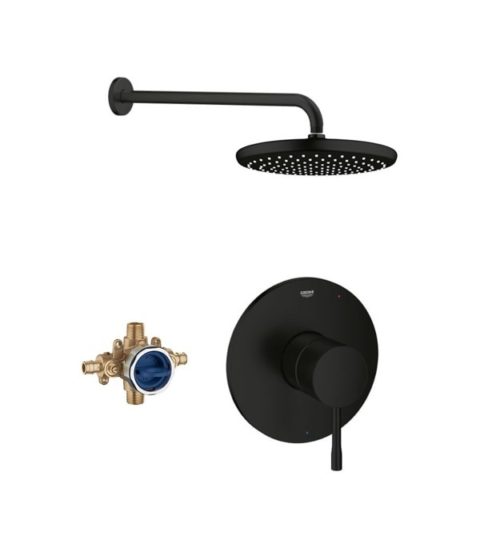 Matte Black Shower set 144722431