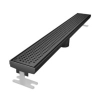 ACO Matte Black Linear Shower Drain