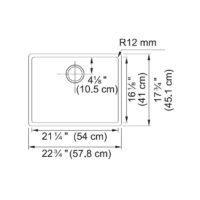 Franke Cube Stainless Steel undermount Kitchen Sink CUX110-21-CA