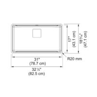 Franke Pescara 32 1/2" Steel Workcenter Kitchen Sink - Image 5