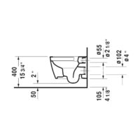 Duravit Soleil by Starck Compact wall-mounted Toilet - Image 5