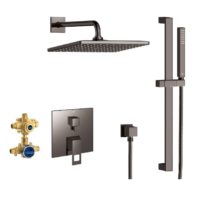 Grohe Hard Graphite Rainshower