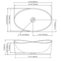 Slik Portfolio Evoque Vessel Sink CLV2314SD0X - Image 3