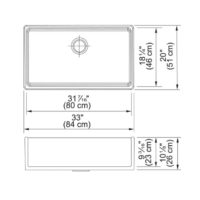 Franke Farm House Apron Front Sink FHK710-33WH - Image 3