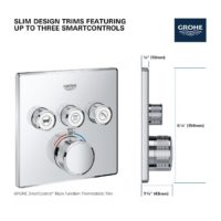 Grohe Grohtherm Triple Function Thermostatic Shower Trim - Image 5