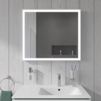 Duravit L-Cube Rectangular Bathroom Mirror LC7381 - Image 3