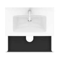 Duravit L-Cube Two Drawer 32" Wall-Mounted Vanity - Image 5