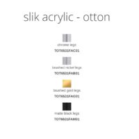 Slik Portfolio Otton Acrylic Freestanding Tub With Legs - Image 4