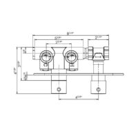 Cavalli Square Thermostatic Shower Kit CAVKIT5-W - Image 2