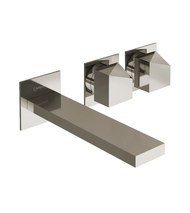 Brushed Nickel Wall-mount Faucet