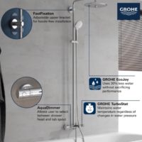 Grohe Euphoria 260 Thermostatic Tub/Shower System - Image 3