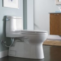 TOTO Carlyle II Toilet MS614124CEFG#01 With Seat - Image 4