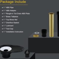 AUGSMIAR Freestanding Bathtub Drain rough-in kit