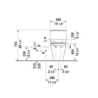 Duravit Durastyle Toilet With Sensowash Slim Bidet Seat D40524 - Image 8