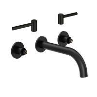 Grohe Atrio Matte Black Wall Mount Faucet lever Handles 142162430