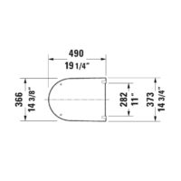 Starck 3 Seat Dimentions